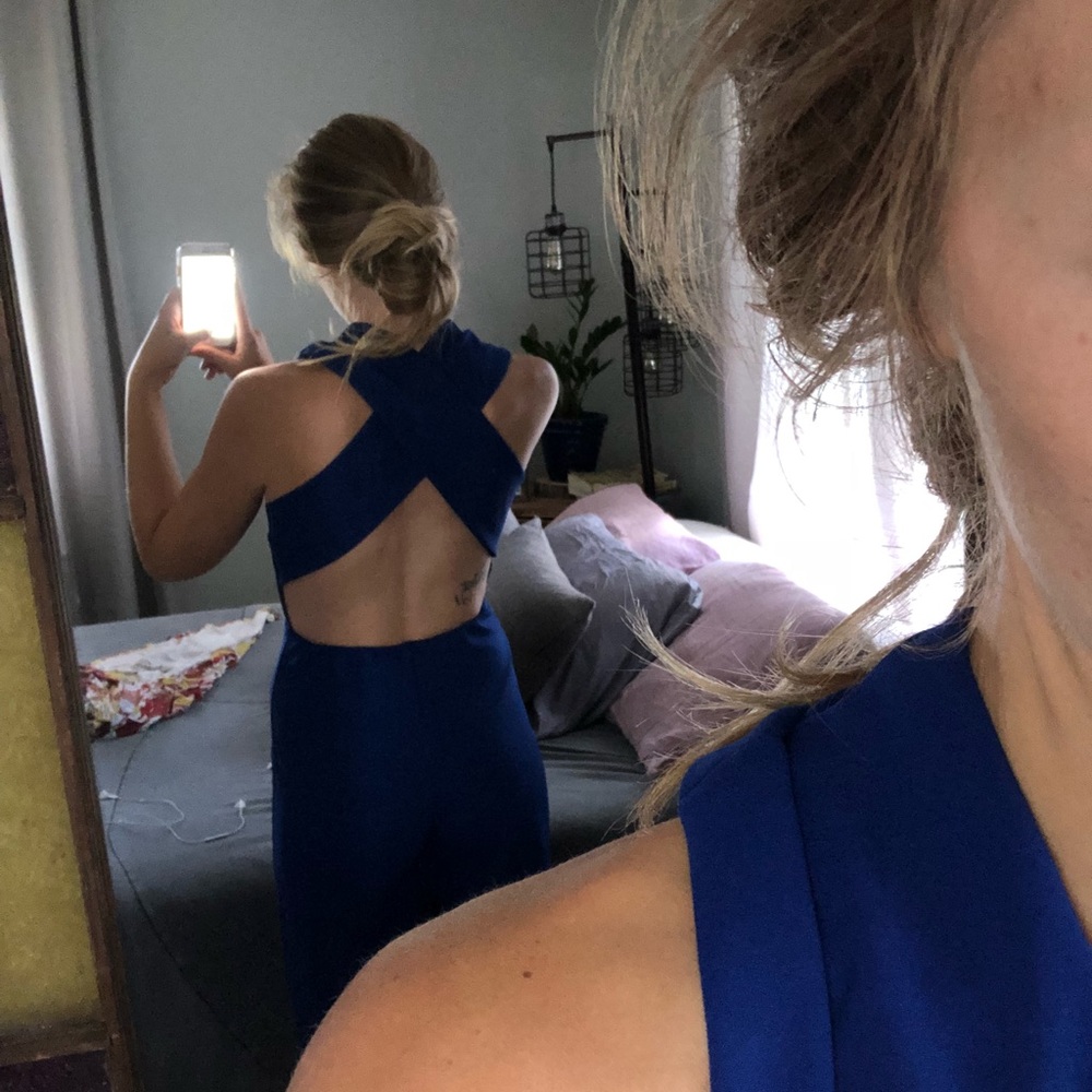 Royal Blue Romper